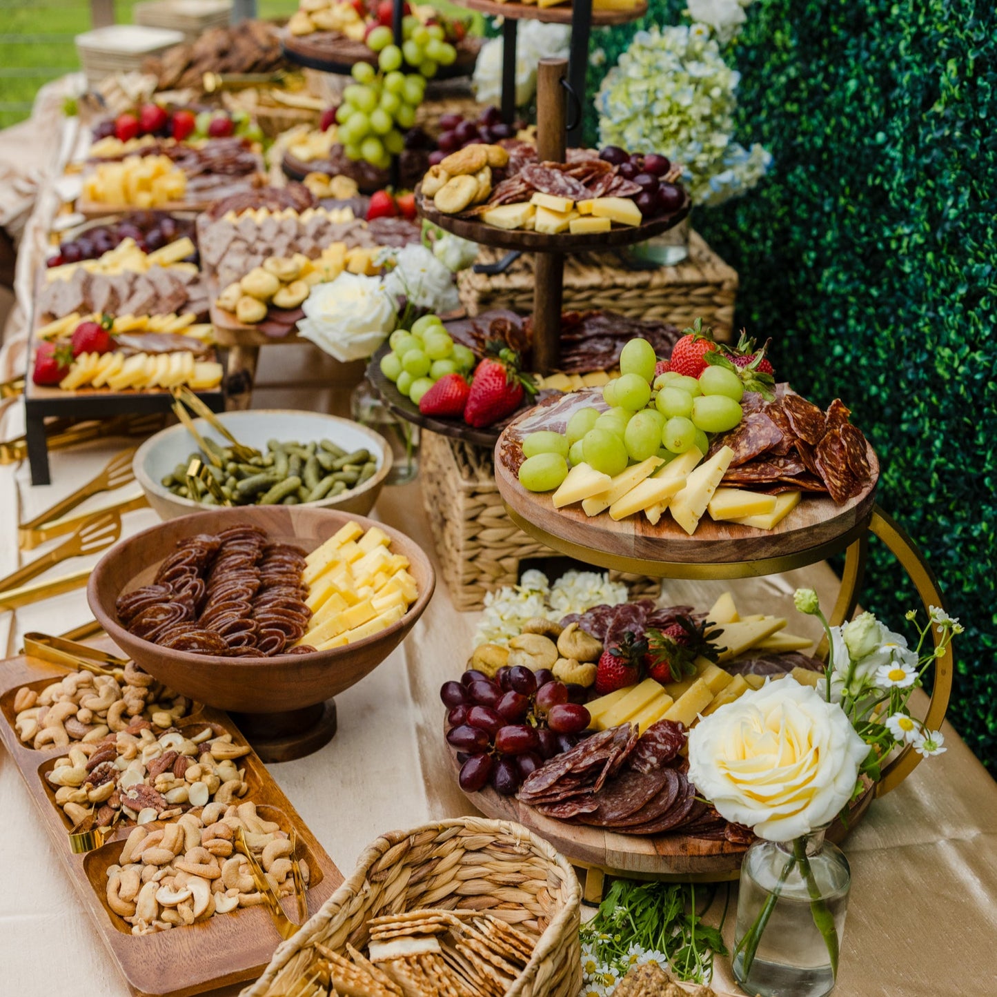 Tiered Grazing Table